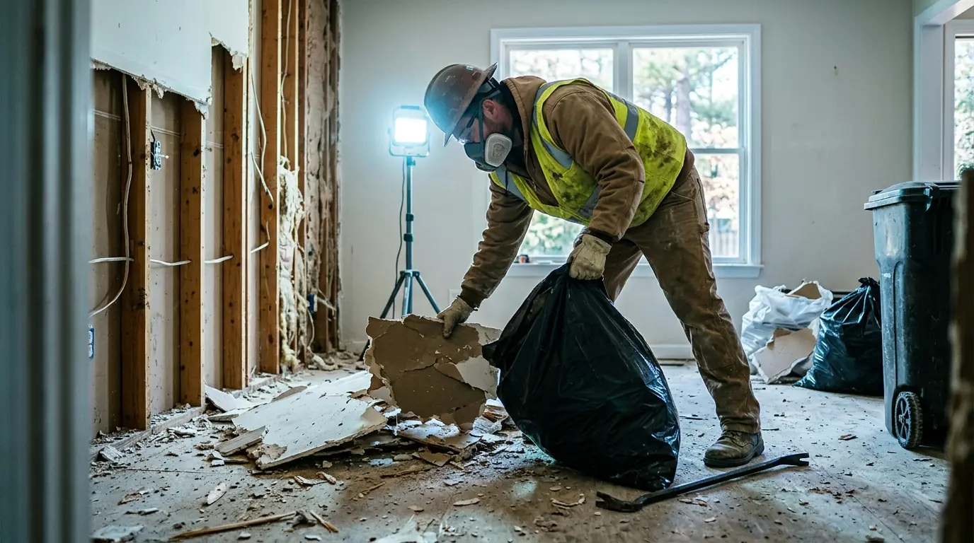 Selective Demolition & Debris Removal in a Charlotte home