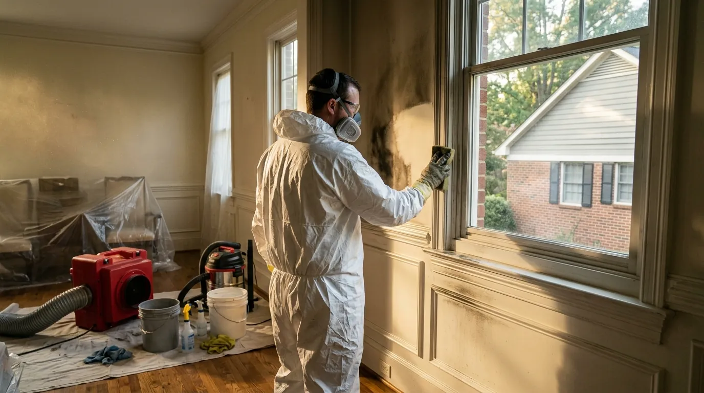 Smoke Intrusion Cleanup From a Neighboring Fire in a Charlotte home