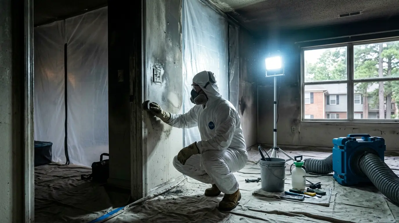 Apartment & Multifamily Fire Restoration in a Charlotte home