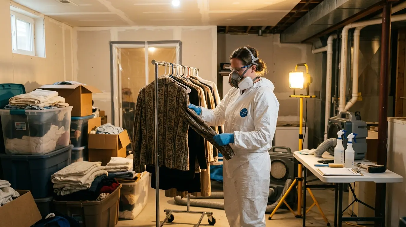 Clothing & Textile Restoration in a Charlotte home