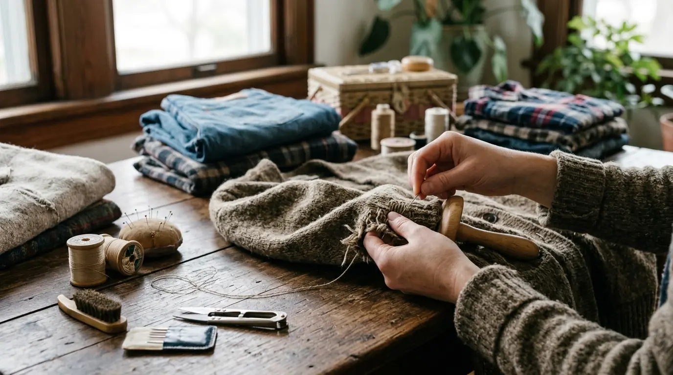 Everyday Garments on a Charlotte clothing & textile restoration job